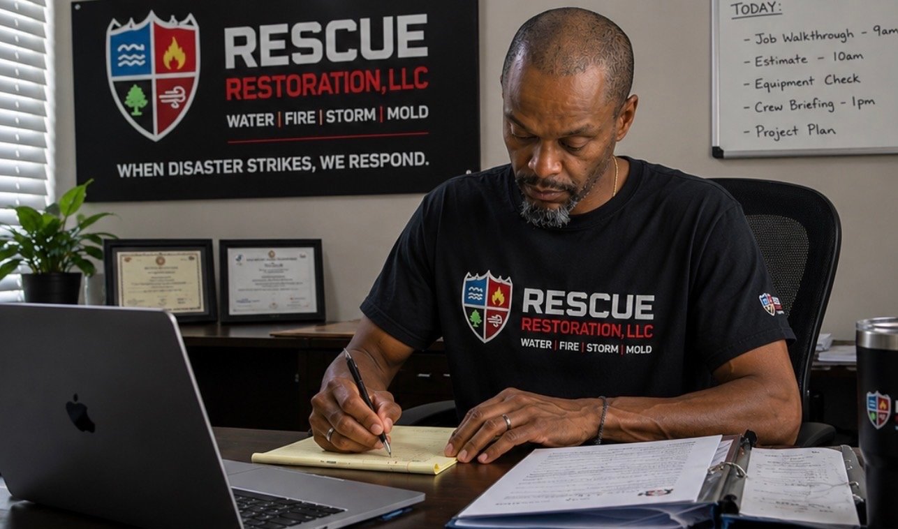Chris Kenty, founder of Rescue Restoration